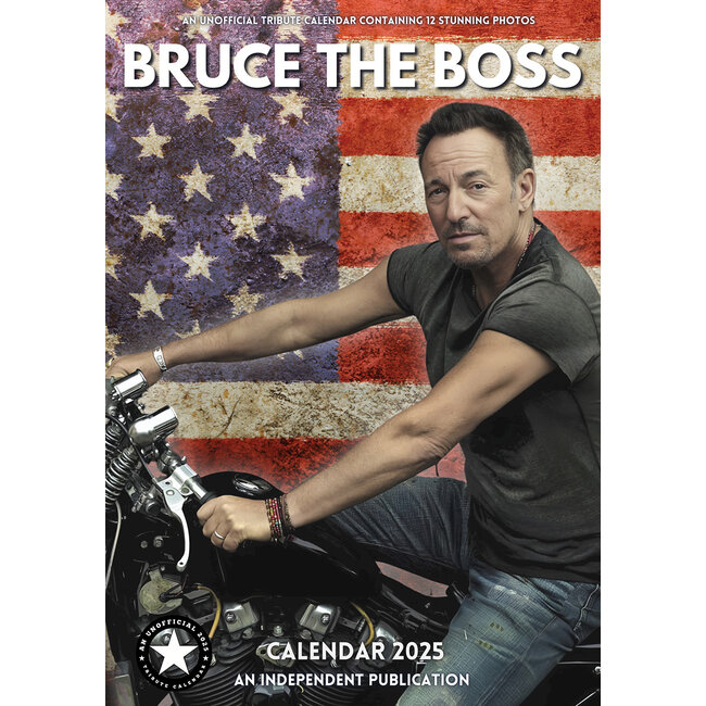Acheter Calendrier Bruce Springsteen 2025 A3 ? Commande facilement en