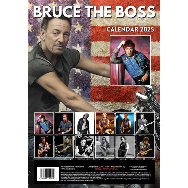 el Calendario Bruce Springsteen 2025 A3? Pídelo fácilmente