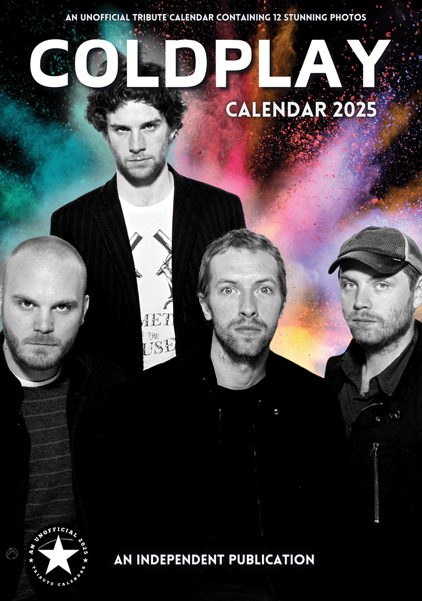 el Calendario 2025 A3 de Chris Martin? Haz tu pedido online de