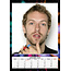 Coldplay - Chris Martin Calendar 2025 A3