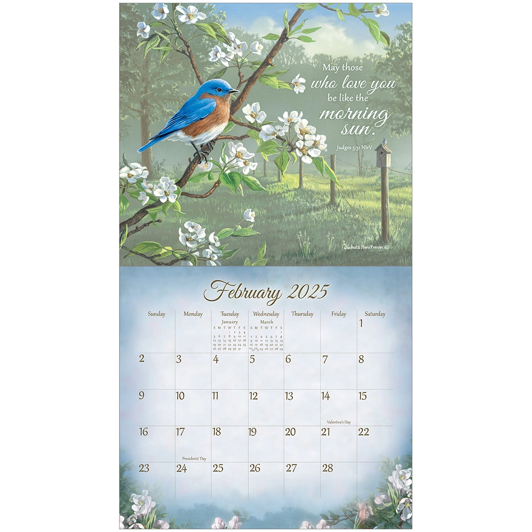 Songbirds of Faith Calendar 2025 Legacy Art Work by The Hautman