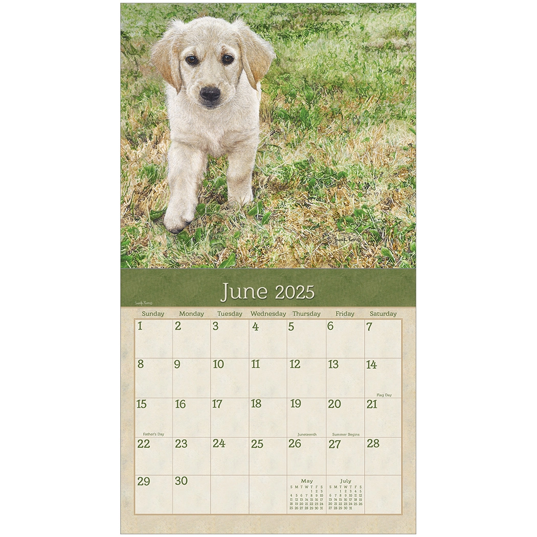 Comprar Cachorros Calendario 2025 Legado Obra de Sueellen Ross