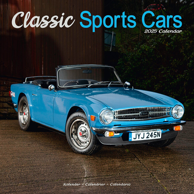 Avonside Classic Sports Cars Calendar 2025