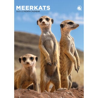 CalendarsRUs Calendario A3 Meerkats 2025