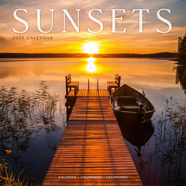 Sunsets Calendar 2025