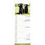 Calendario Labrador Retriever Negro 2025 Slimline