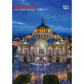 CalendarsRUs Mexico A3 Calendar 2025