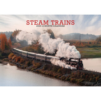 CalendarsRUs Steam Trains Calendar 2025