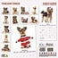 Calendrier Yorkshire Terrier 2025 Moderne