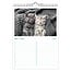 Cat photo birthday calendar A4