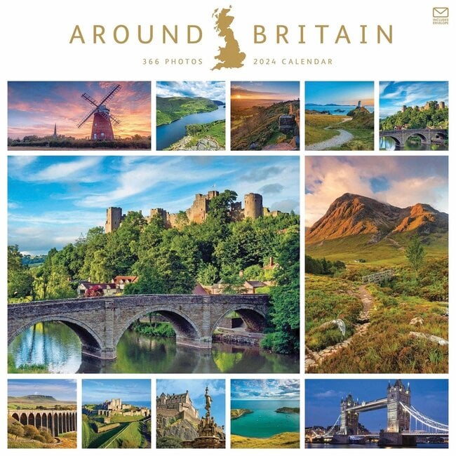 365 Days Around Britain Kalender 2025