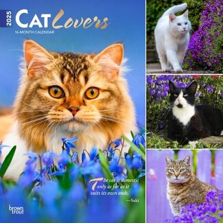 Browntrout Calendrier des amoureux des chats 2025