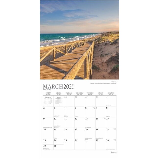 Buying Beaches Calendar 2025 Order easily online