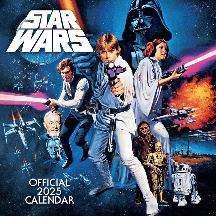 Comprar el Calendario Clásico de Star Wars 2025 Simplemente haz tu