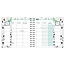 Family Note Agenda Juego de 17 meses 2025