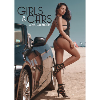 CalendarsRUs Girls & Cars Calendar 2025
