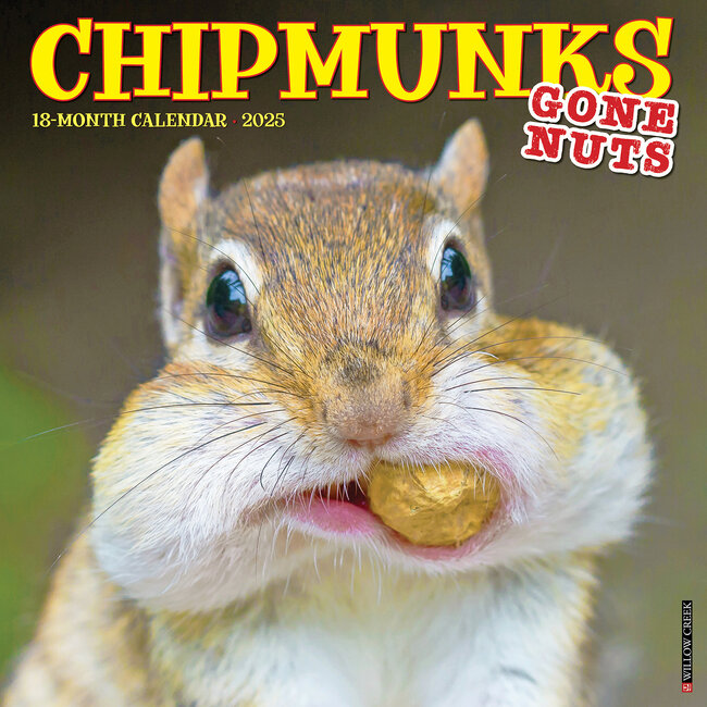 Chipmunks Calendar 2025