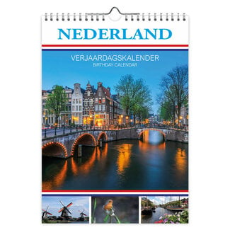 Comello Netherlands Birthday calendar A4