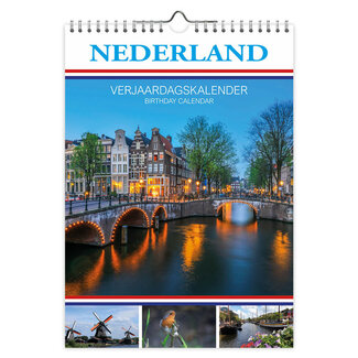 Comello Niederlande Geburtstagskalender A4