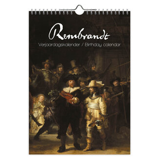 Comello Rembrandt A4 Calendrier d'anniversaire