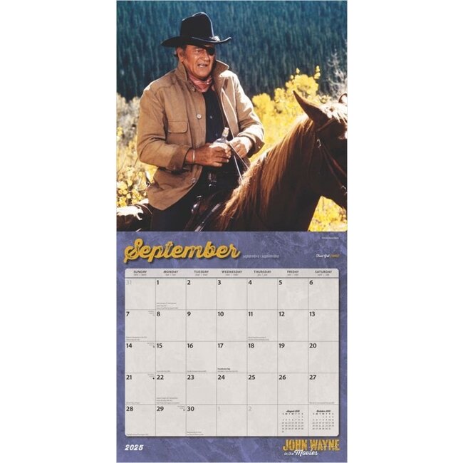 Vuoi acquistare il Calendario John Wayne 2025? Ordina online in modo