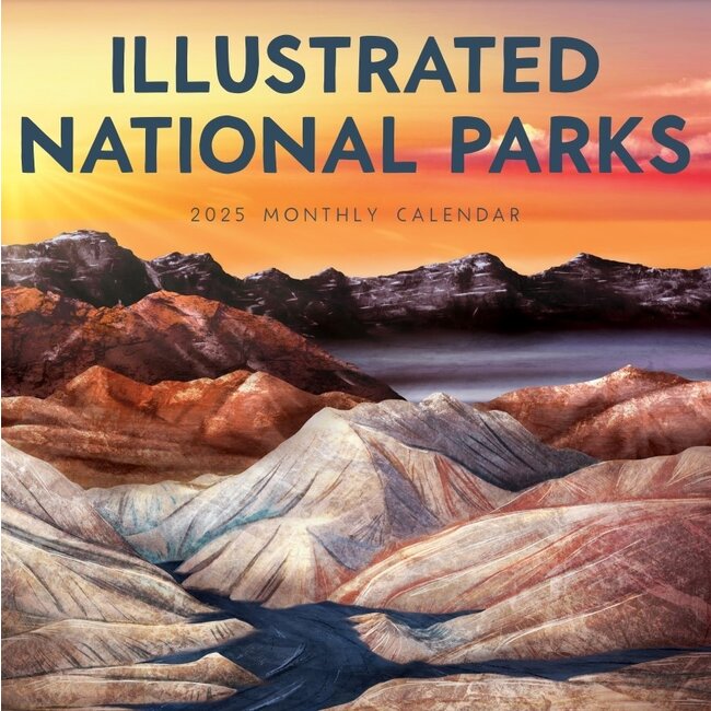 Illustrated National Parks Calendar 2025