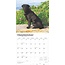 Calendario nero del Labrador Retriever 2025