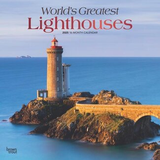 Browntrout Lighthouses Calendar 2025