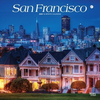 Browntrout Calendario de San Francisco 2025