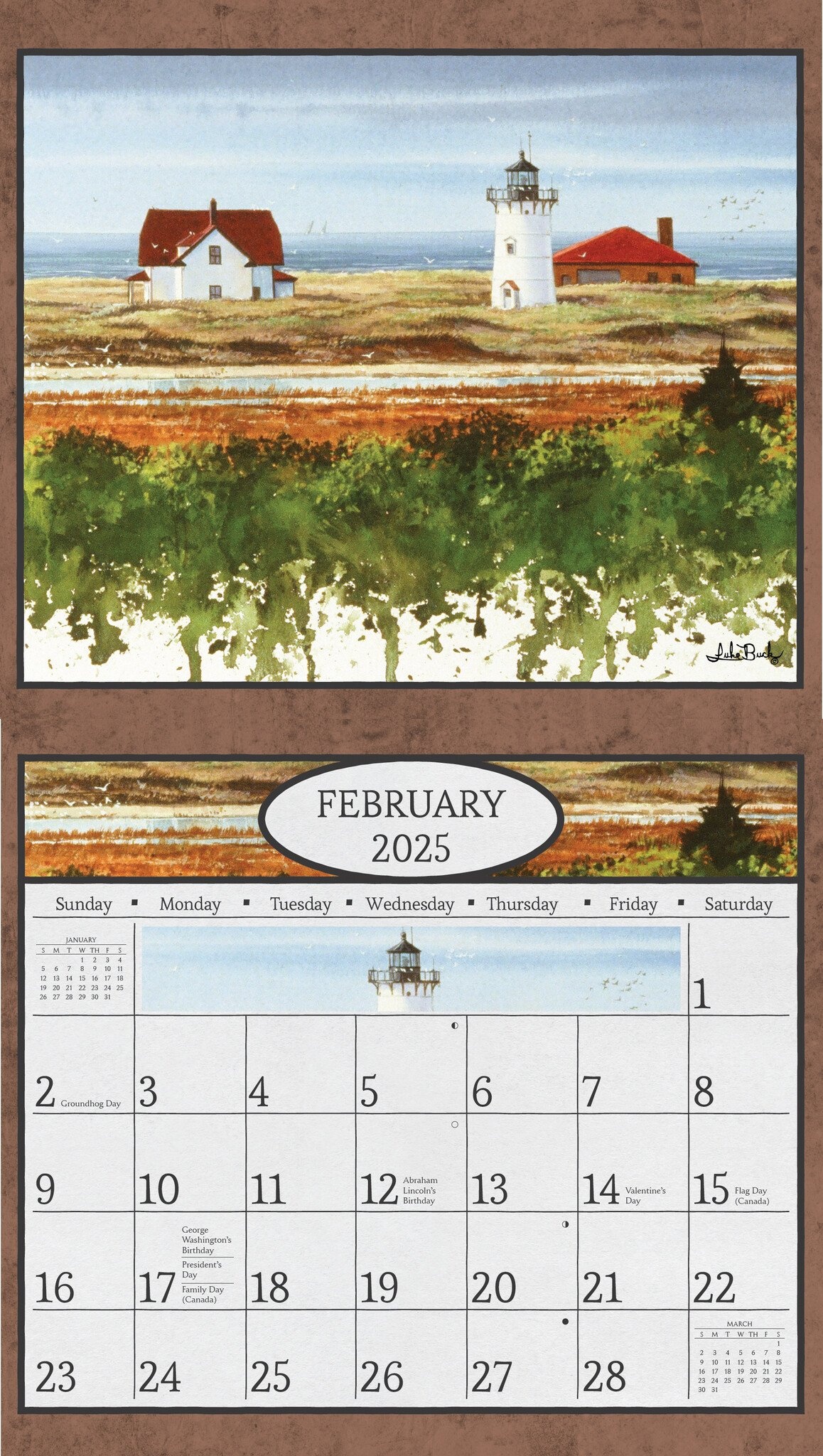 Buying Lighthouse Calendar 2025? Quick and easy online
