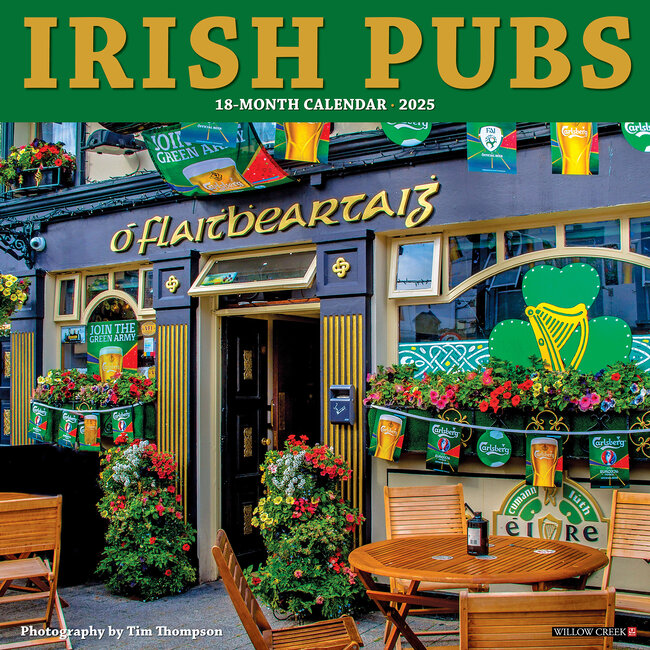 Calendario dei pub irlandesi 2025