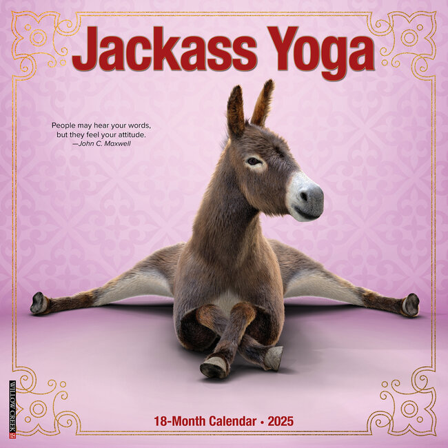 Jackass Yoga Calendar 2025