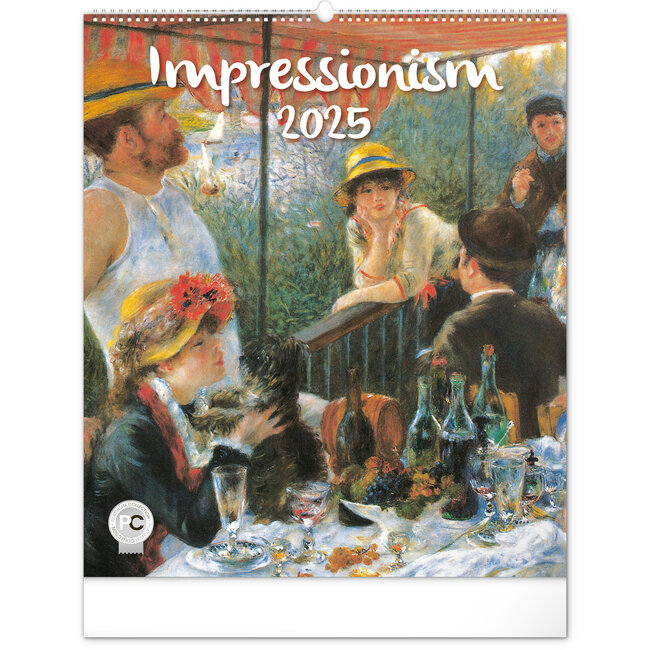 Impressionism Calendar 2025 Large