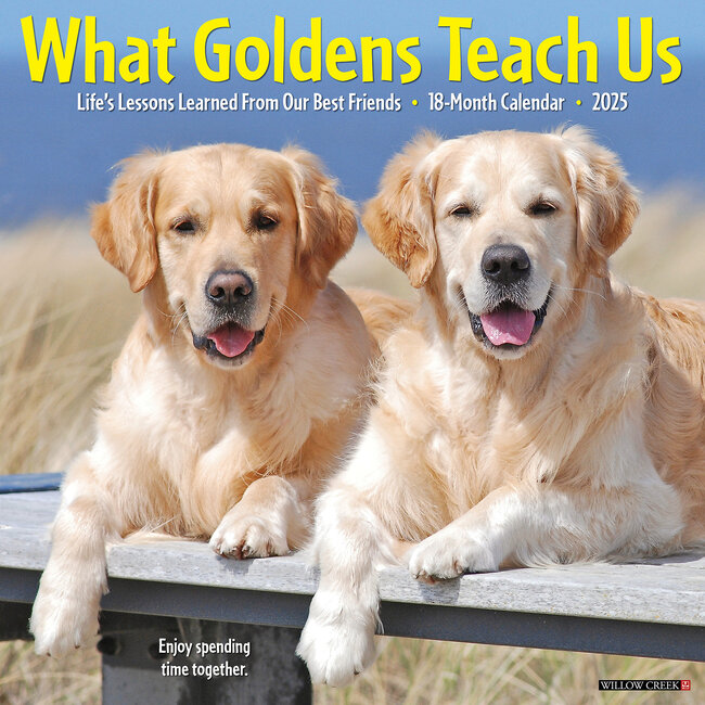 Willow Creek Lo que los Goldens nos enseñan Calendario 2025