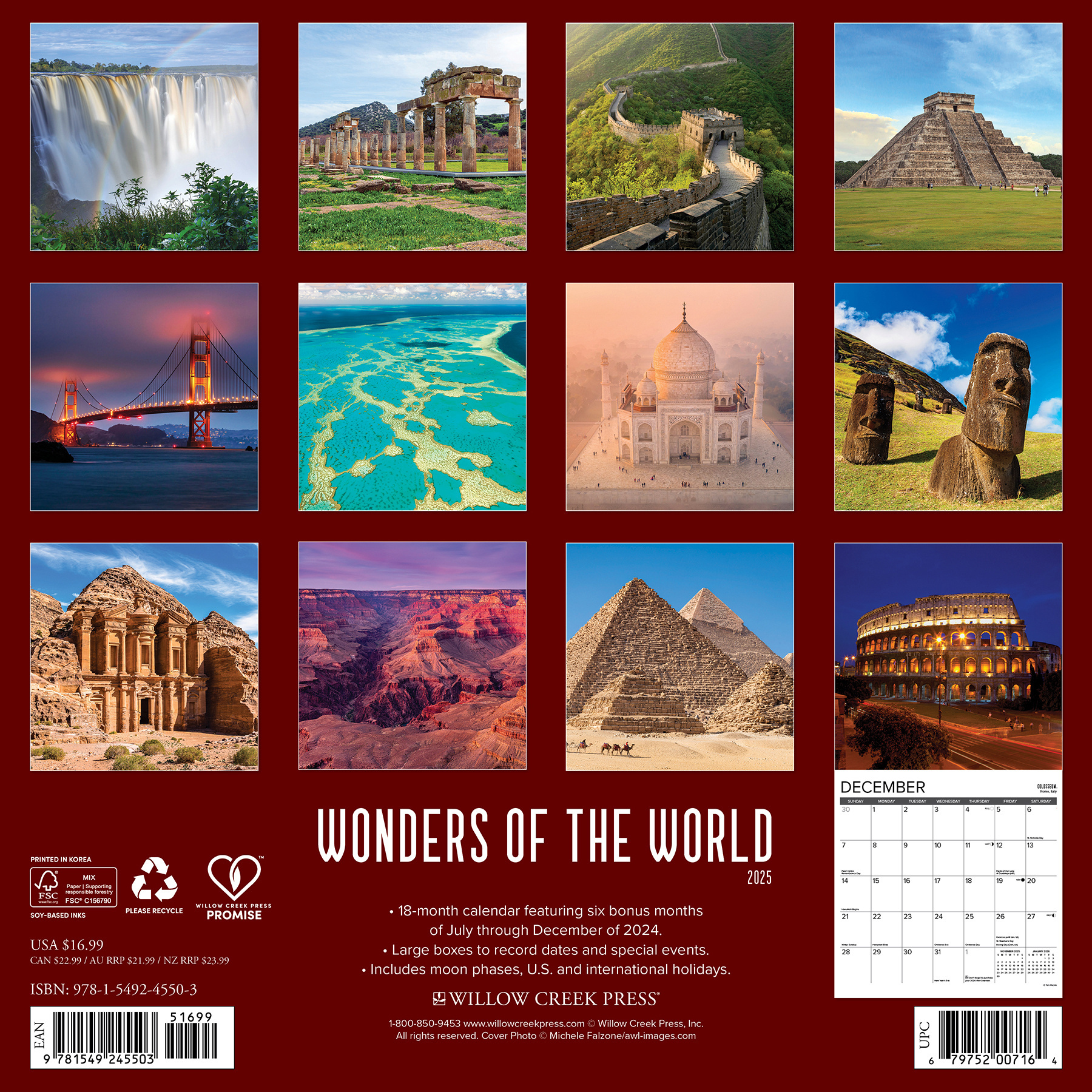 Buying World Wonders Calendar 2025? Easy and fast online bes