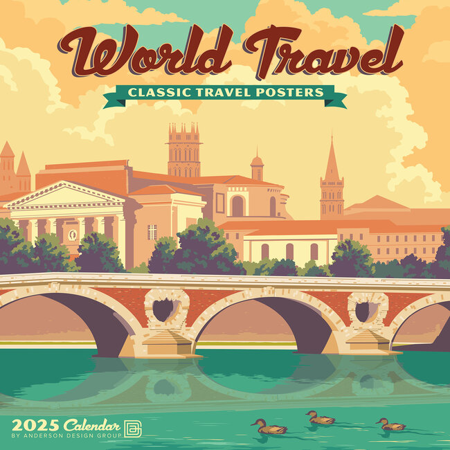 Calendario mundial de viajes 2025