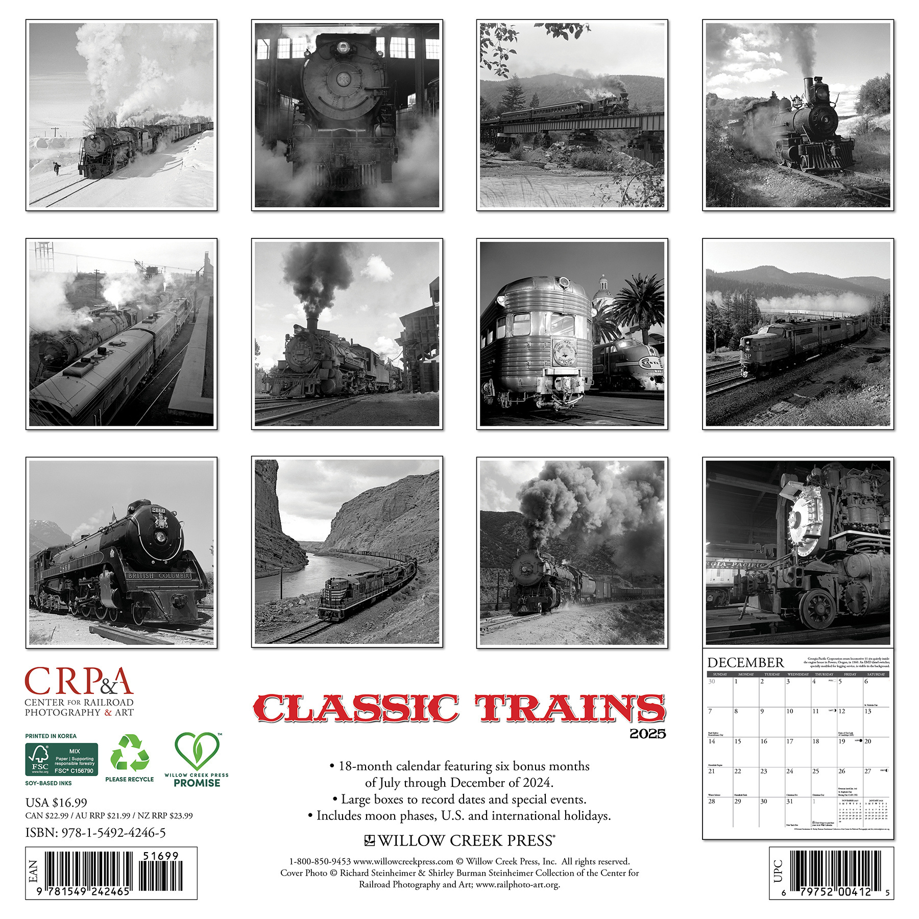 Buy Classic Trains Calendar 2025? Order online quickly and easily