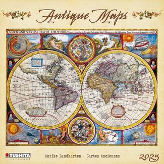 Tushita Antique Maps Calendar 2025