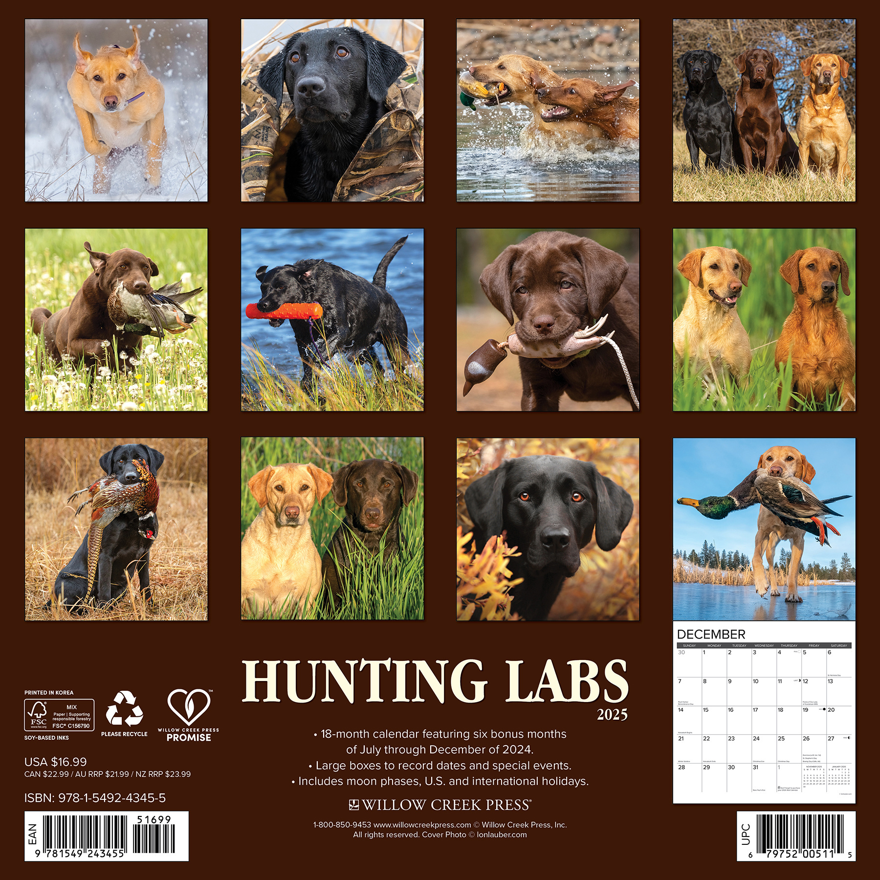 Hunting Labs Calendar 2025 Buy? Order online quickly and easily