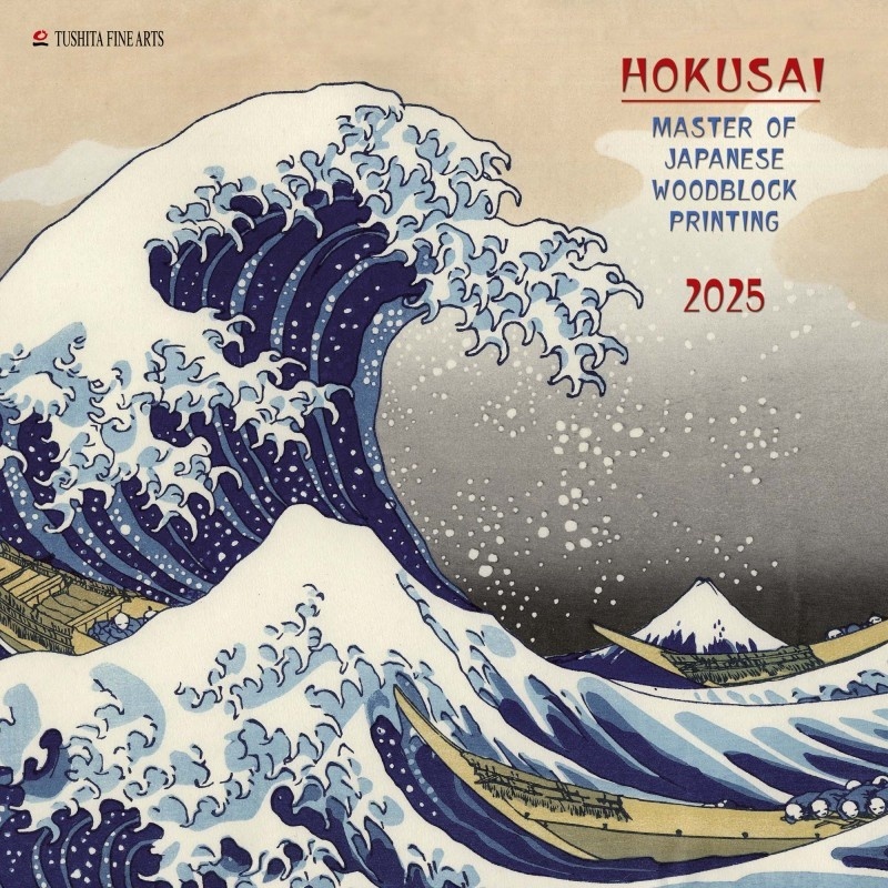 Buying Hokusai Japanese Woodblock Calendar 2025 order easy