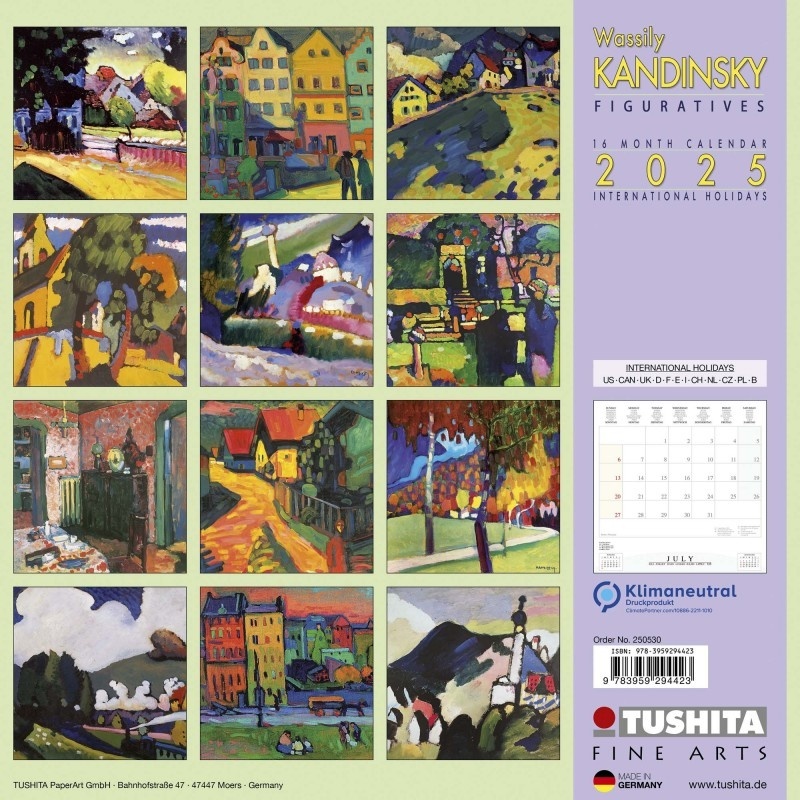 Wassily Kandinsky Figuratives Calendar 2025 Buy? Simply online