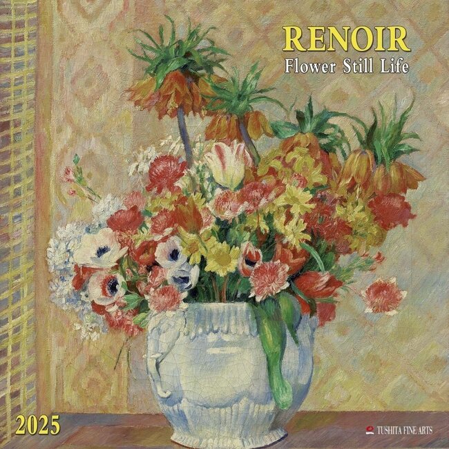 Renoir - Blumen Stillleben Kalender 2025
