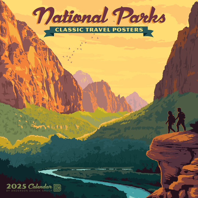 National Parks Calendar 2025 Mini