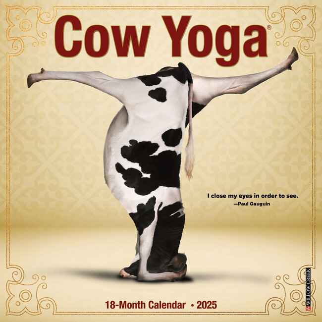 Willow Creek Calendario Yoga Mucche 2025 Mini