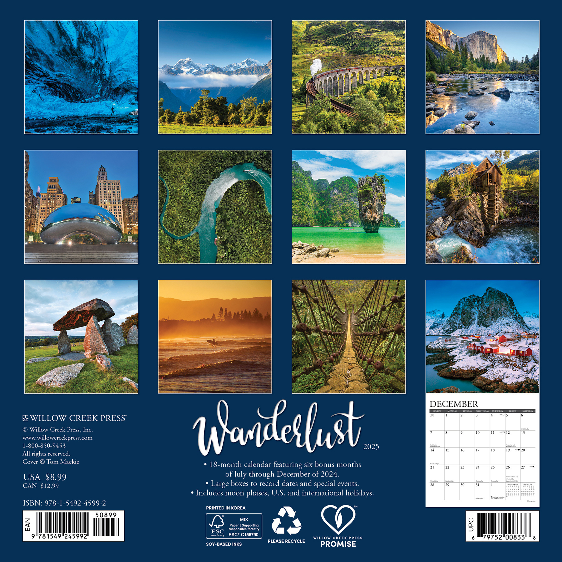 Comprar Calendario Wanderlust 2025 Mini? Haz tu pedido en línea de