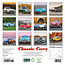 Classic Cars Calendar 2025 Mini