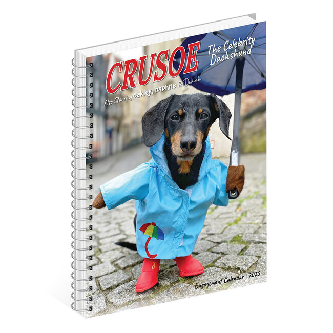 Crusoe, el perro salchicha Agenda 2025