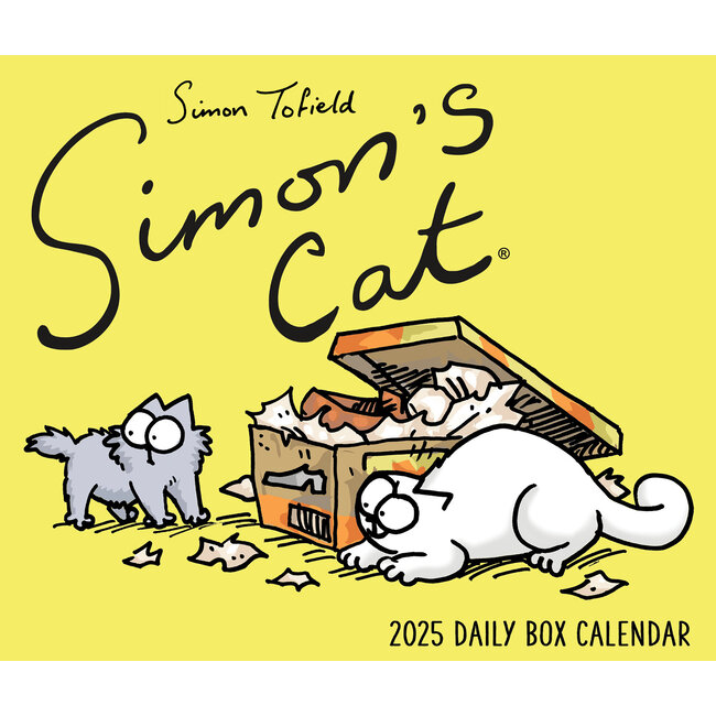 Simon's Cat tear-off calendar 2025 Boxed