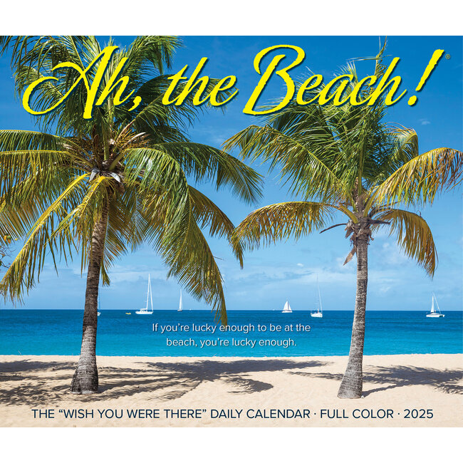 Ah, The Beach! Calendar 2025 Boxed
