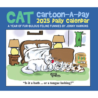 Willow Creek Cats Cartoon-A-Day calendario desplegable 2025